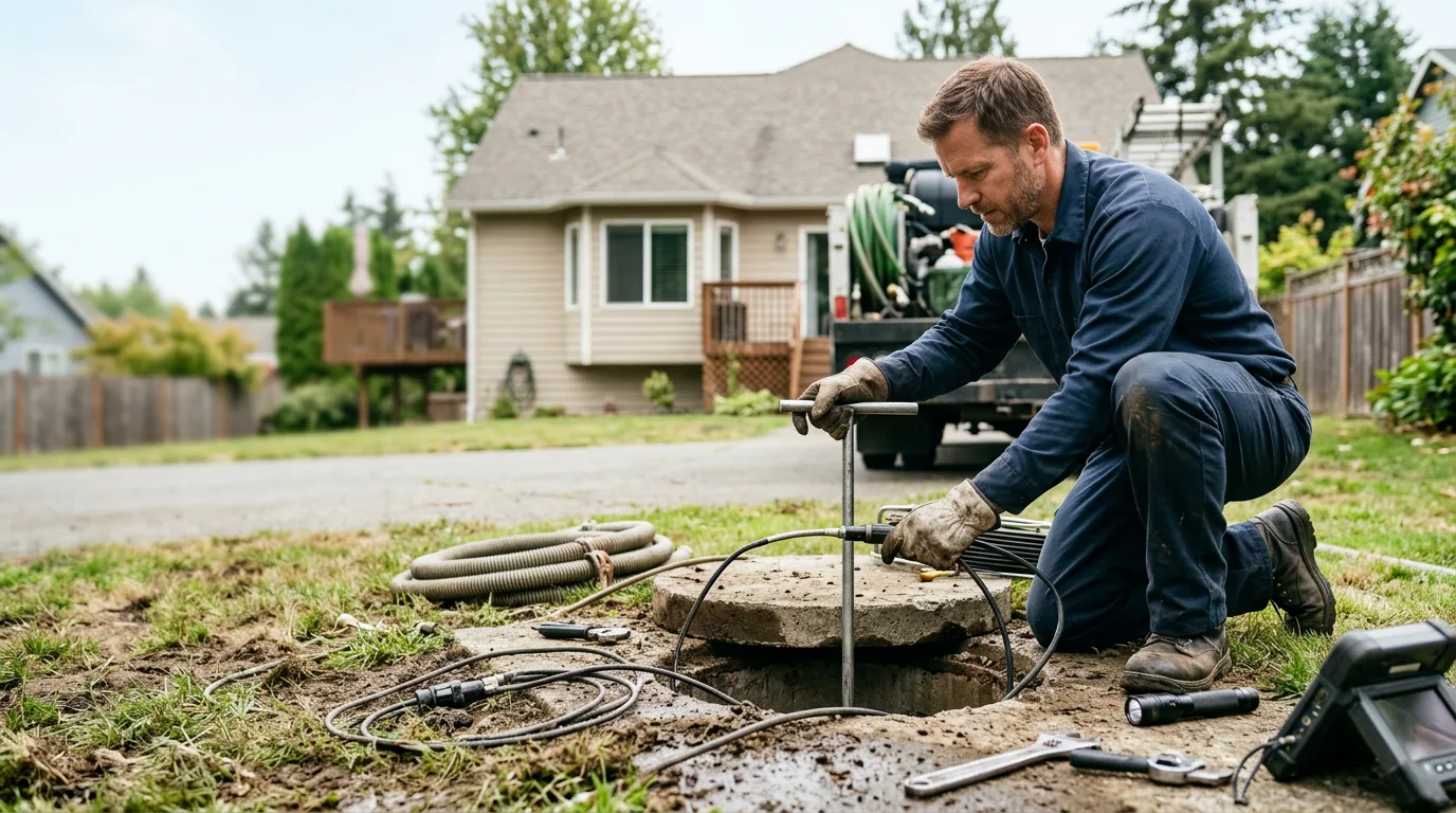Septic Tank Pumping in Fairchild Air Force Base, WA